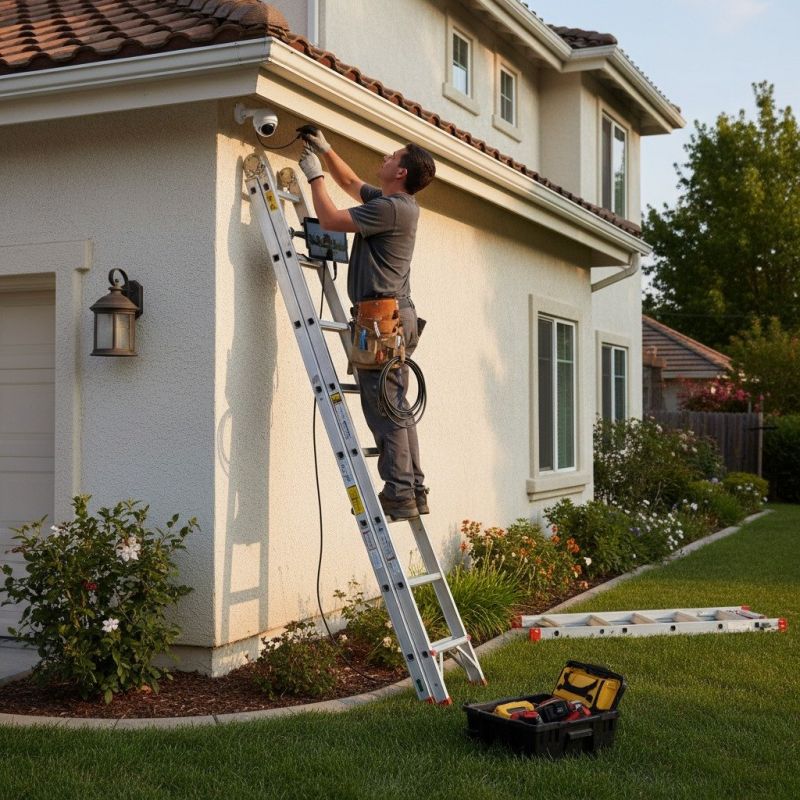 Security Camera Installation detail