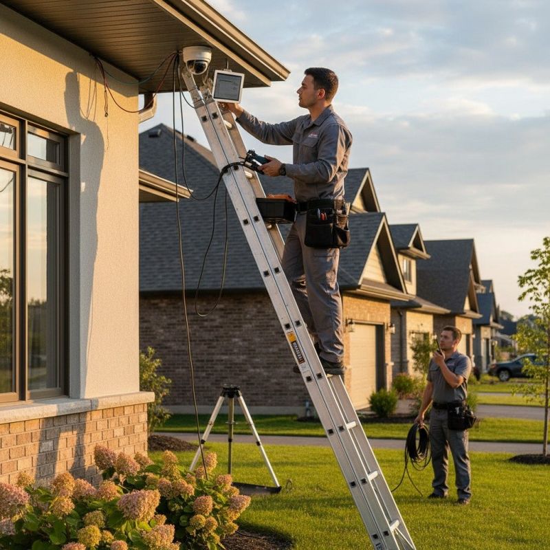 Surveillance Camera Installation detail